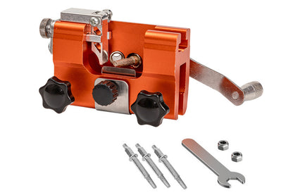 Hand Crank Chain Sharpening Tool With 3 Grinding Heads