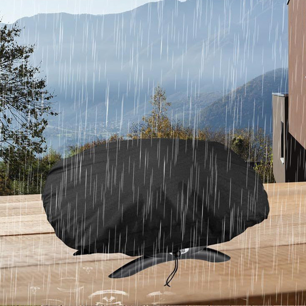 Water-Resistant BBQ Stove Grill Cover Outdoor UV Resistant Cover for Weber Q1000 Series