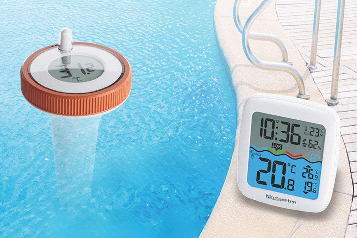 Waterproof Pool Thermometer Digital Pool Thermometer Floating for Swimming Pool