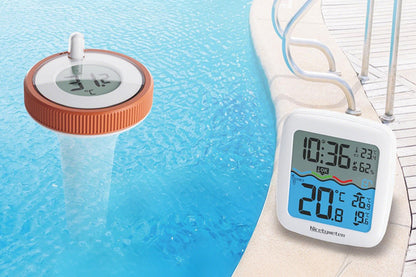 Waterproof Pool Thermometer Digital Pool Thermometer Floating for Swimming Pool