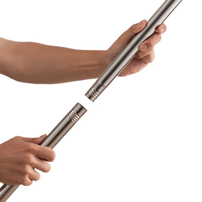 Stainless Steel Extendable Clothes Hook Pole with Sponge Handle for Hanging