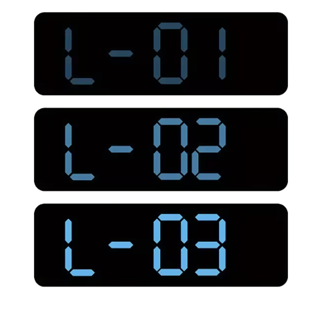 Alarm Clock Dual Alarm Wall Clock with Temperature and Humidity - Blue