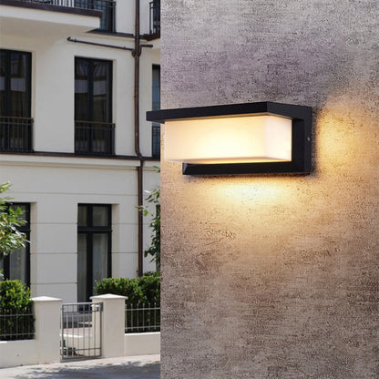 Outdoor Square Solar Light Control Wall Light