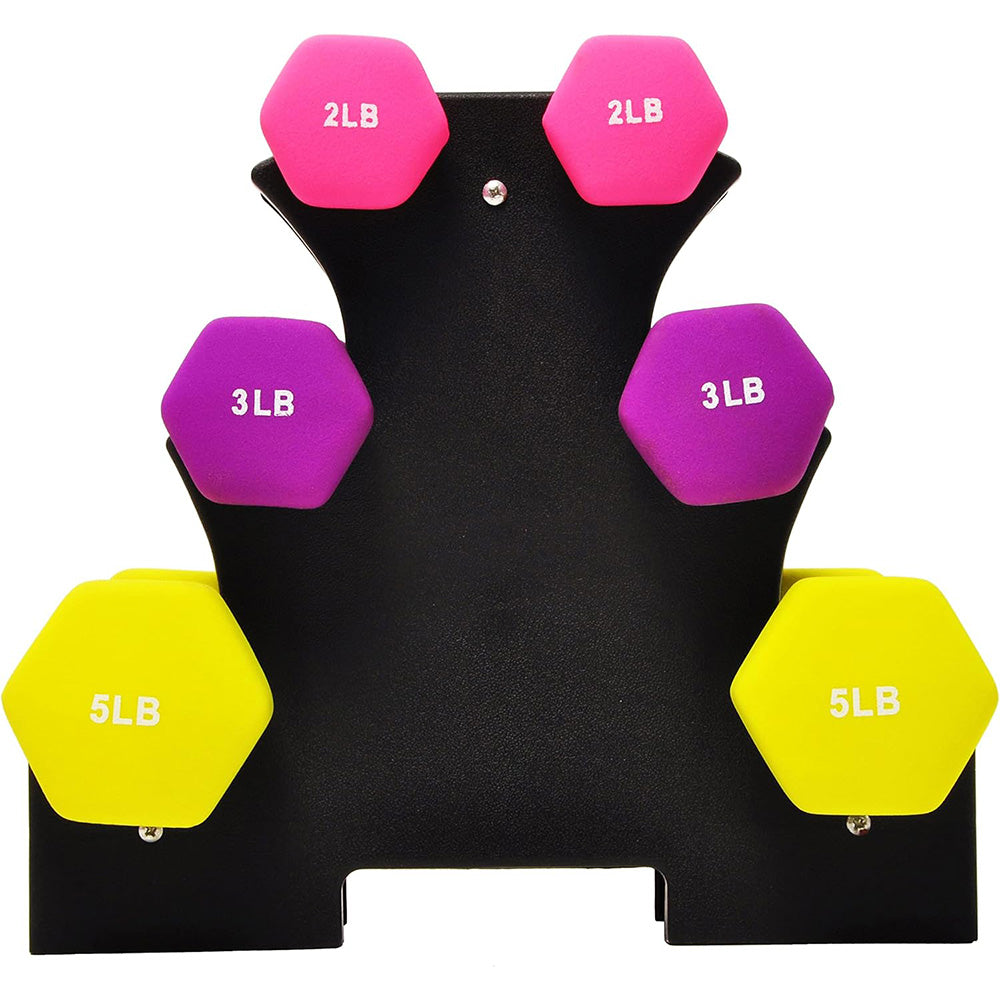 3-Tier Dumbbell Rack for Small Weights Home Gym Storage Organizer