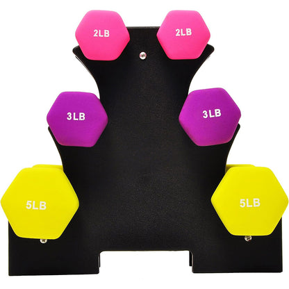 3-Tier Dumbbell Rack for Small Weights Home Gym Storage Organizer