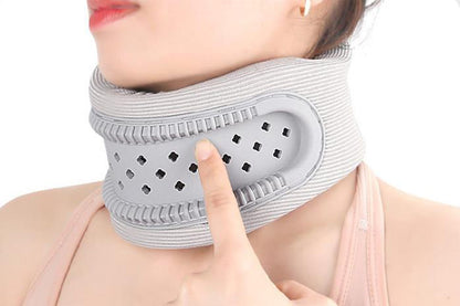 Neck Brace Neck Protectors Wraps Keep Vertebrae Stable Adjustable Cervical Collar -Grey