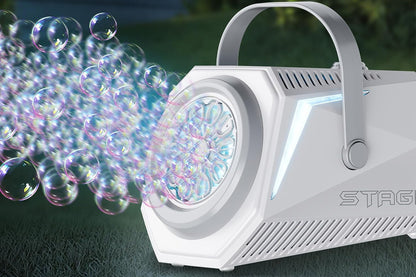 Automatic Blower Remote Control Bubble Machine - White