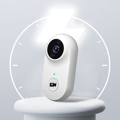 1080P Mini WiFi Action Camera Thumb Sport Video Recorder for Motorcycle White