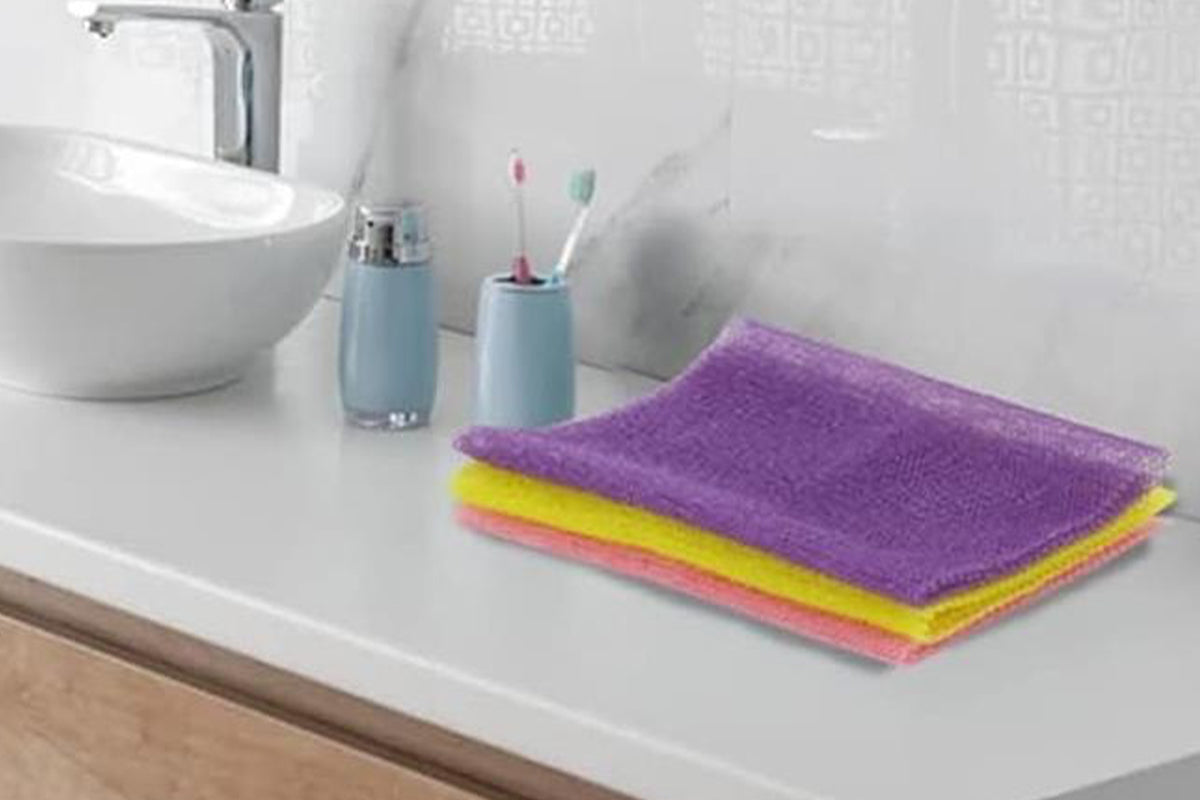 3Pcs African Bath Sponge Long Net Bath Sponge for Exfoliating Shower Body Scrubber