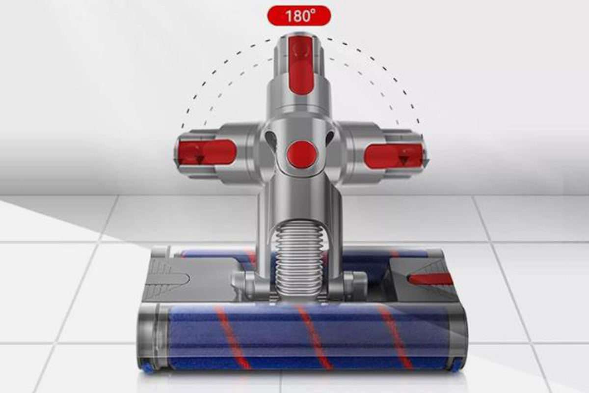 Double Roller Brush Floor Head for Dyson V7 V8 V10 V11 V15 Vacuum Cleaners