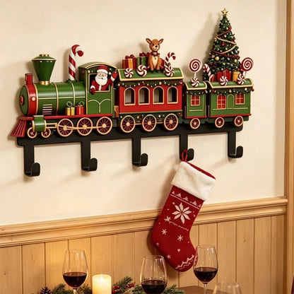 Christmas Wall Hanger Shelf Christmas Storage Rack with Light