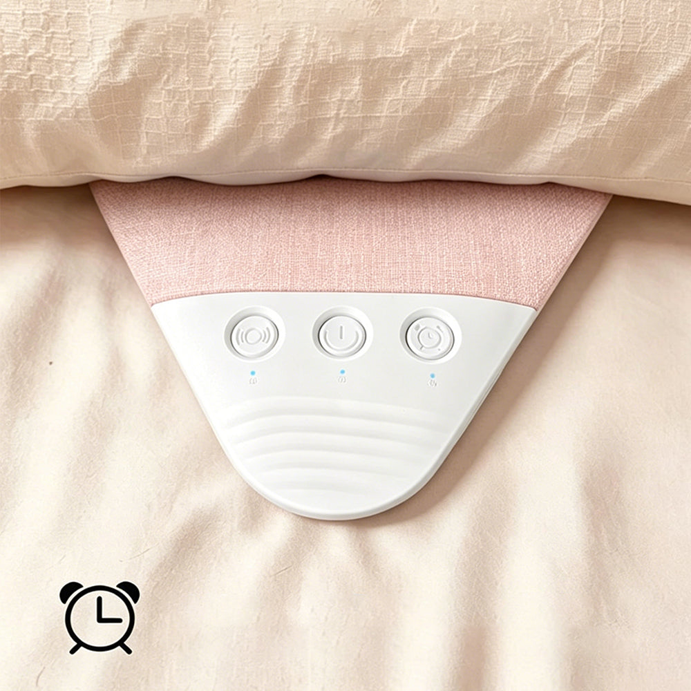 Pillow Speaker Bluetooth Under Pillow Sleep Speaker with White Noise-Pink