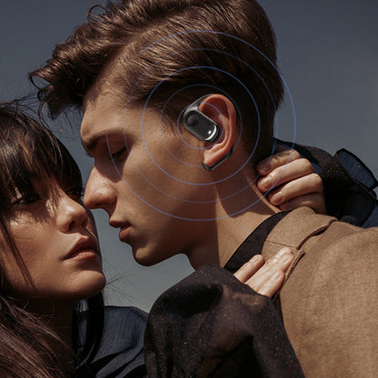 Wireless Open Ear Earbuds Earhooks Style Bluetooth 5.3 Headphones Black