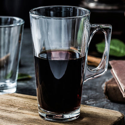 2 Pack 440ml Thick Glass Mugs for Juice Drinks Wine