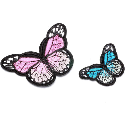 Butterfly Embroidery Patches Iron on and Sew on