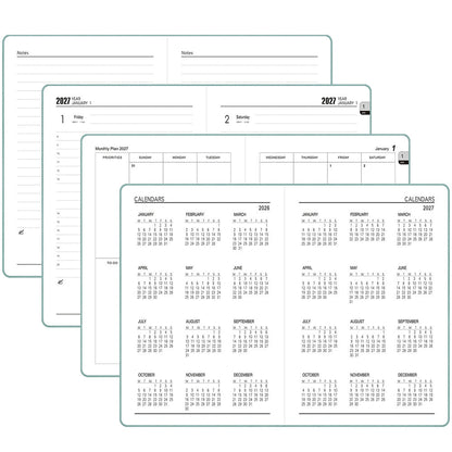 2026â€?027 Monthly Planner Calendar Blue