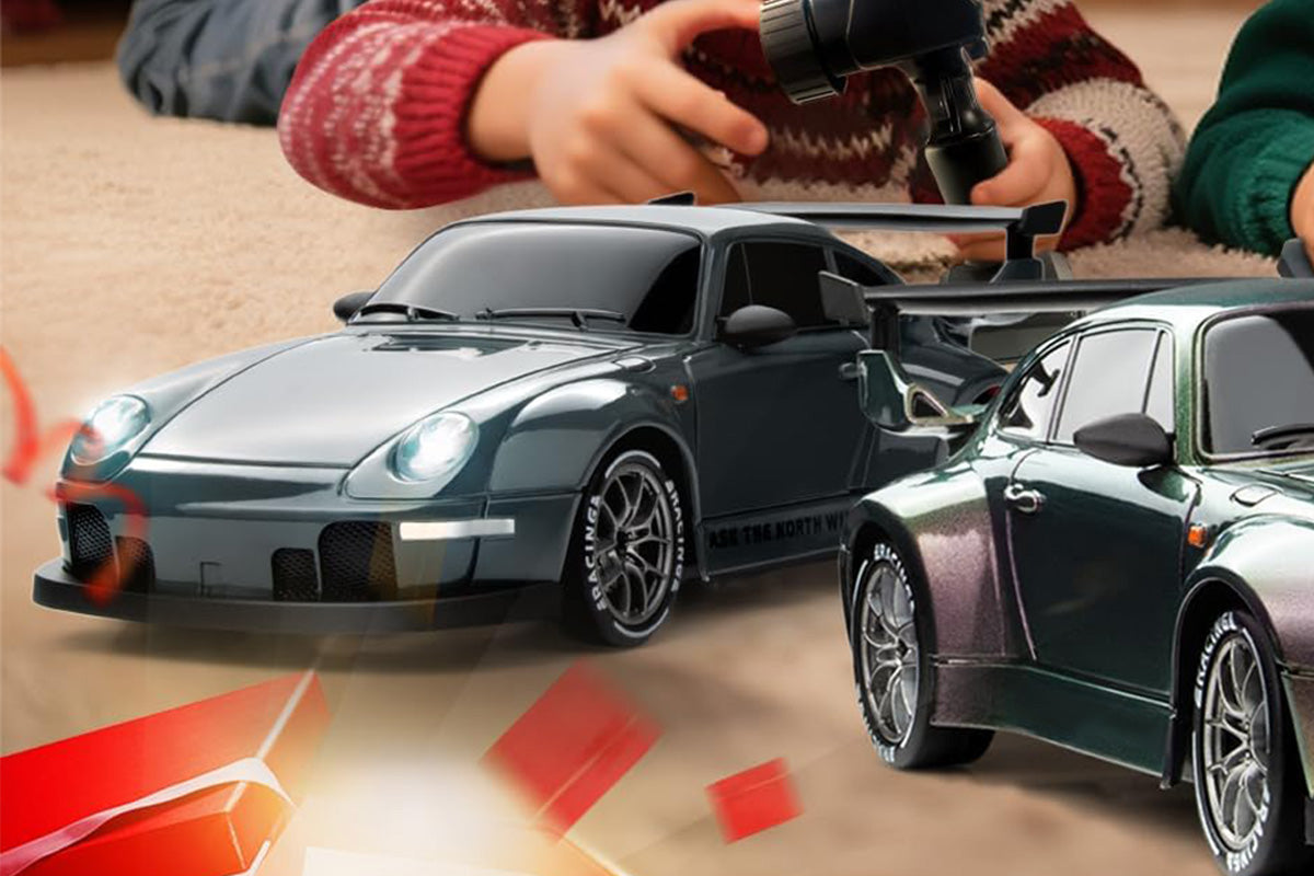 Remote Control High-Speed Drift Car Toy with 2 Rechargeable Batteries for Little Ones