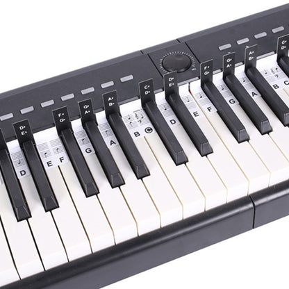 2 Piece Reusable 88 Key Piano Note Guide Strip