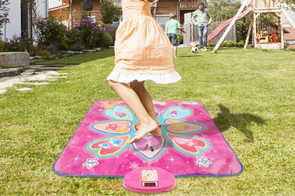 Dance Mat Pink Princess Toys for Girls Electronic Dance Pad with 7 Game Modes Musical Mat Christmas Gift
