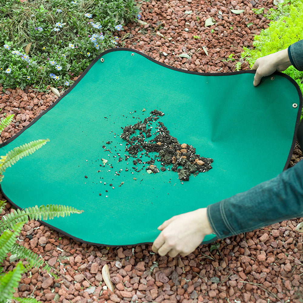 Large Repotting Mat for Plant Transplanting and Mess Control Gardening Mat
