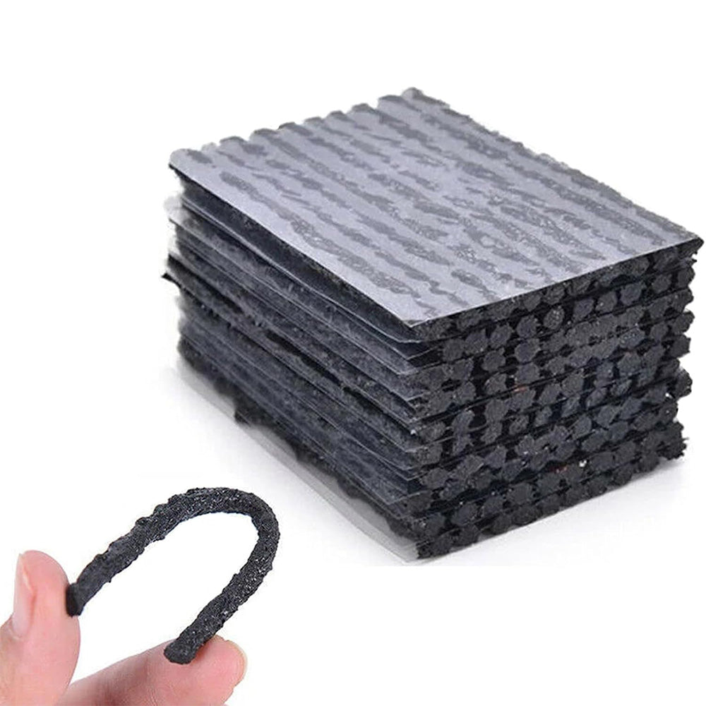 100Pcs Tire Repair Rubber Strips Tubeless Tire Puncture Repair Kit for Car