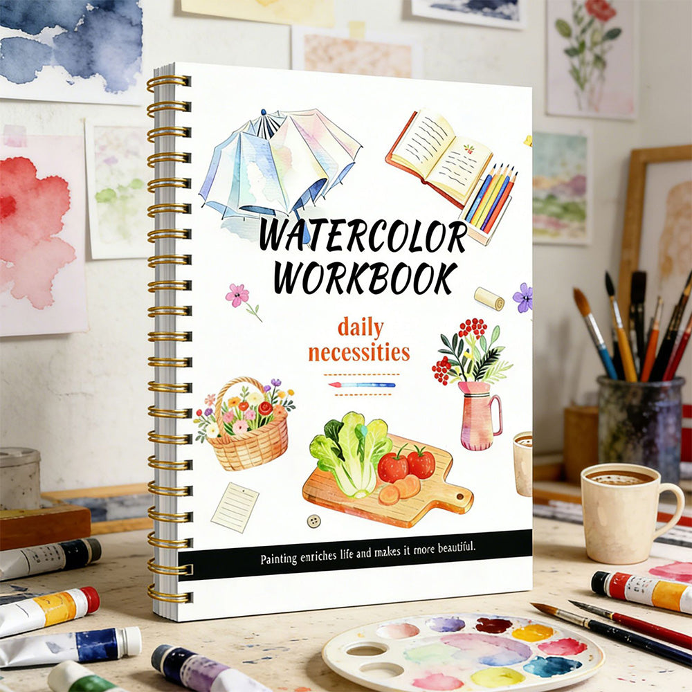 Watercolor Paper Workbook for Adults