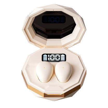 Wireless Bluetooth Earbuds Invisible Earbuds-Beige