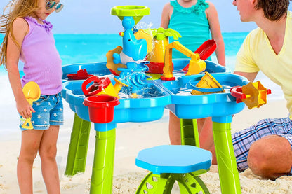 Sand Water Play Table Pool Toy Educational Beach Kids Pretend Set