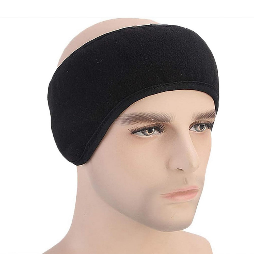 2PCS Winter Ear Warmer Headband Running Headband Fleece Ear Warmer Thermal Ear Muffs
