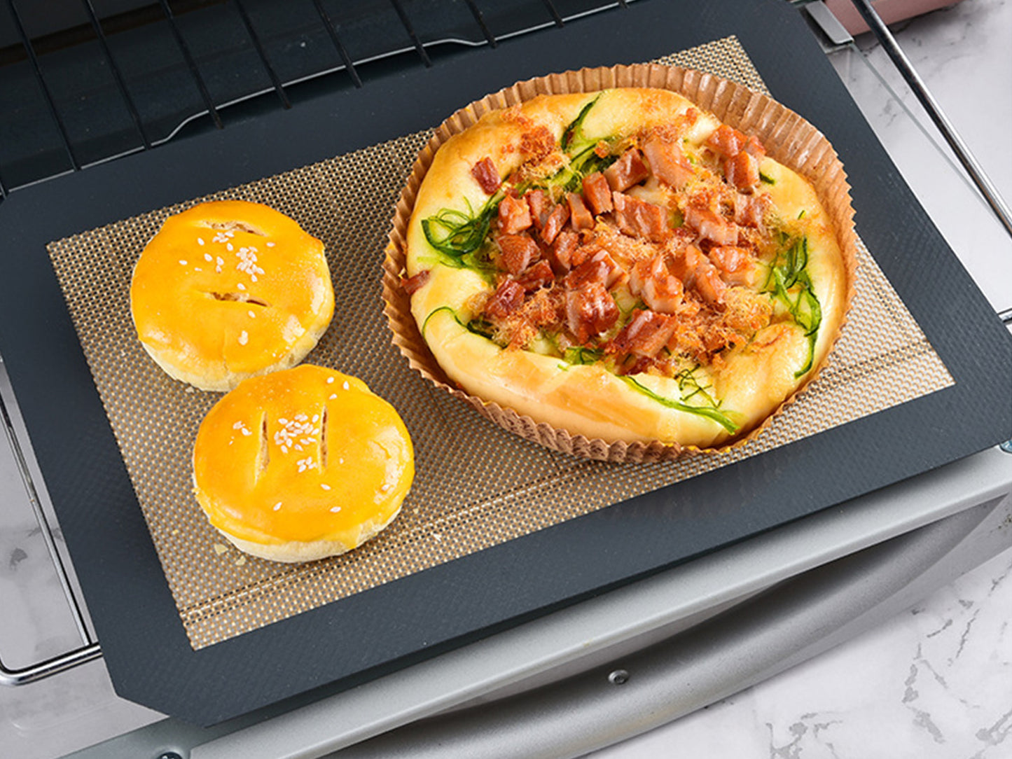 Silicone Baking Mat Reusable Oven Baking Sheet for Cookie Bread Pastry