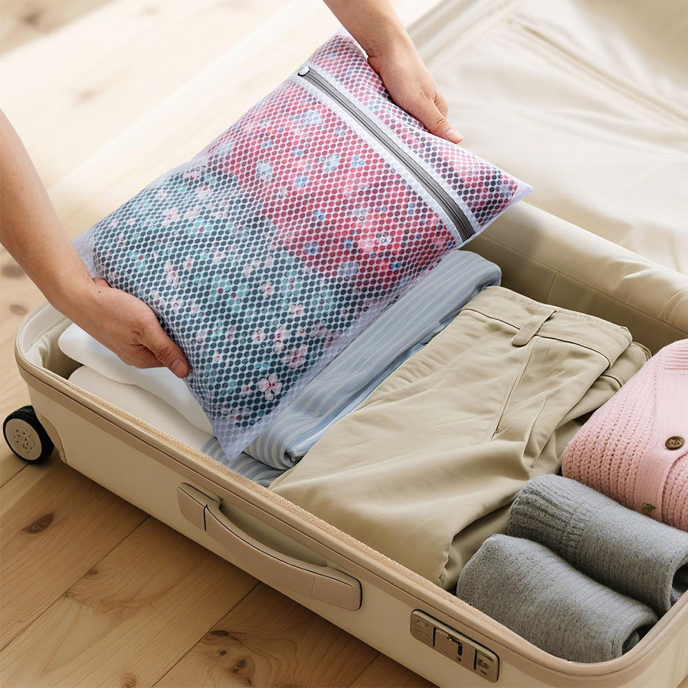 6 Pcs Mesh Laundry Bags for Delicates Medium Washing Bags with Zipper Closure