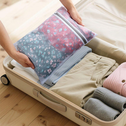 6 Pcs Mesh Laundry Bags for Delicates Medium Washing Bags with Zipper Closure