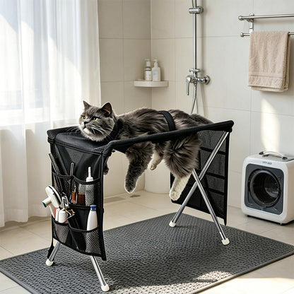 Pet Grooming Hammock Bed Dog Nail Cutting Hammock - Black
