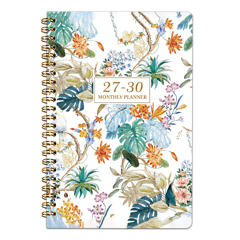 2 Pack 2027-2030 Monthly Planner A5 Four-Year Planner with To-Do List Notes Cat Floral