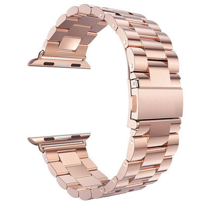 Stainless Steel iWatch Band Metal Strap For Apple Watch-38-40-41mm Rose Gold