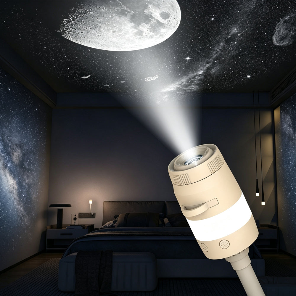 4Pcs USB Galaxy Projector Night Light with Touch Dimming