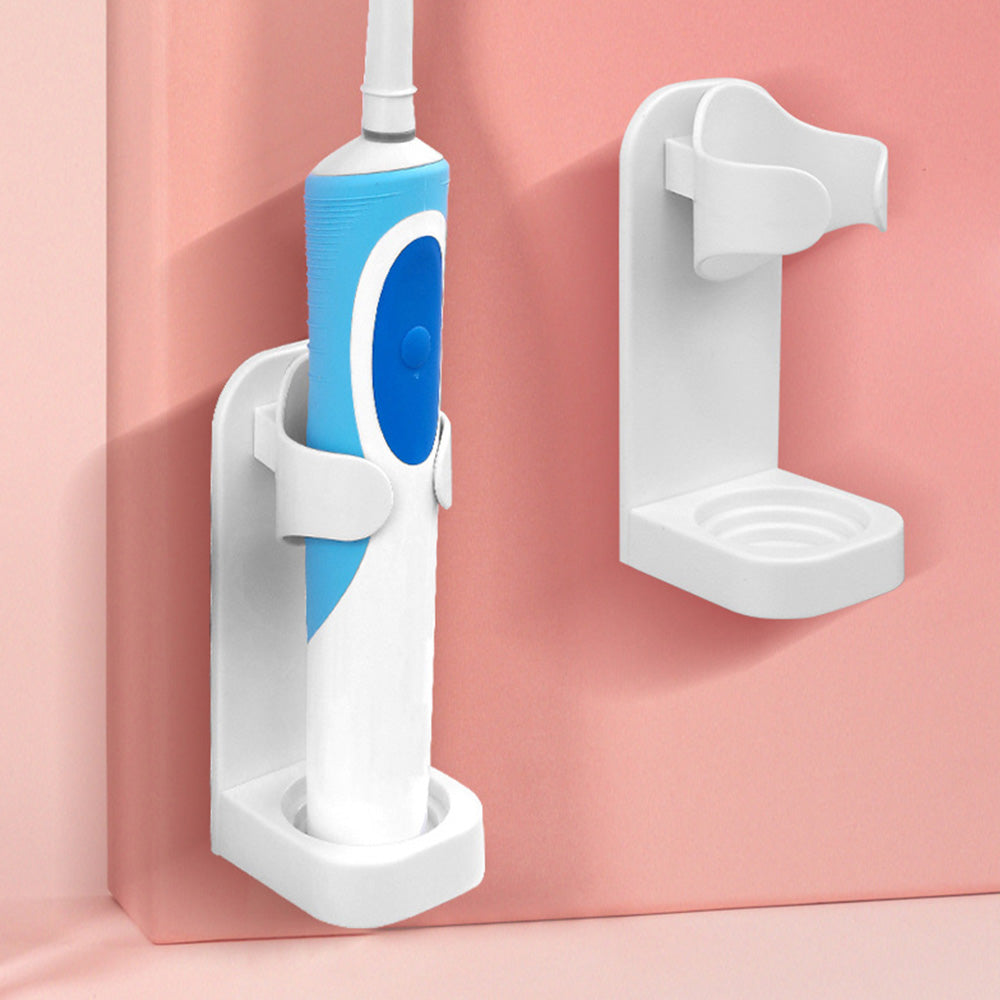 4Pcs Set Electric Toothbrush Holders Wall Mounted Adhesive Tooth Brush Organizer