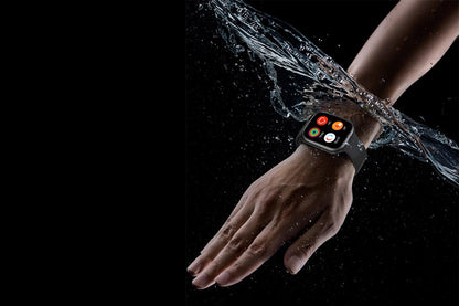 Mini Smart Watch 1.75inch Fitness Tracker Sleep Heart Rate Blood Oxygen Monitor -Black
