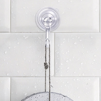 5 Clear Suction Cup Christmas Wreath Hooks for Window and Tile Decor