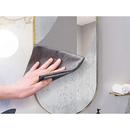 Microfiber Cleaning Cloth Pad of 10 Streak-Free Towel for Glass Kitchen and Home