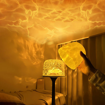 Waterproof Shower Lamp with 16 Colour Ocean Wave Projector