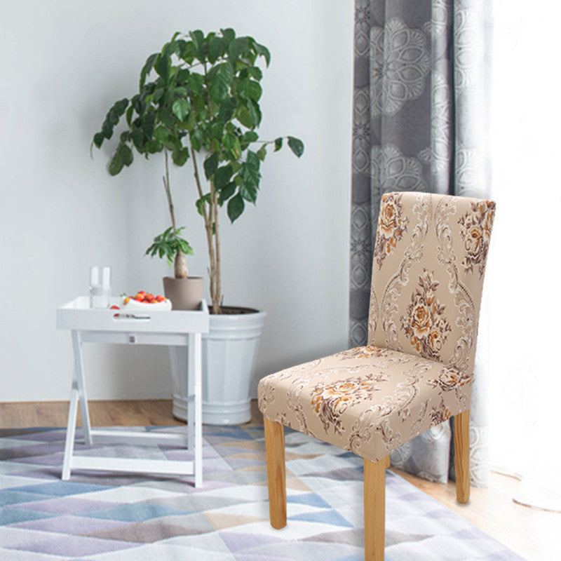 Printed Stretch Dining Chair Covers Removable Soft Chair Protector Dining Chair Slipcovers Home Decor for Home Kitchen Hotel Party Wedding Dining Room