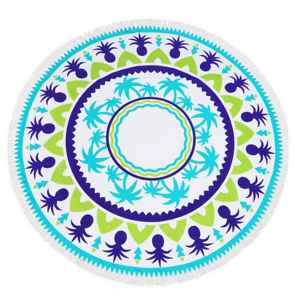 Microfibre Round Beach Towel Style 1