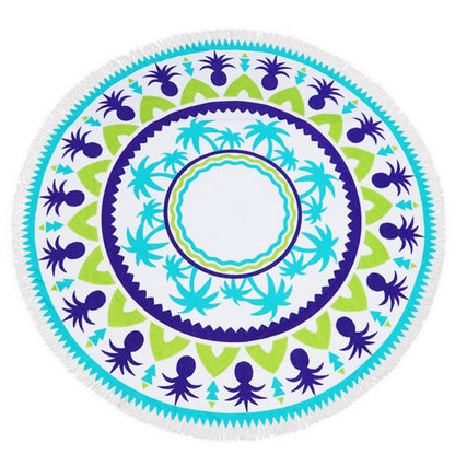 Microfibre Round Beach Towel Style 1