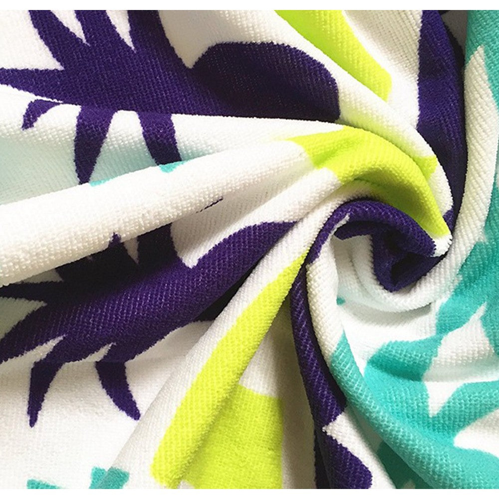 Microfibre Round Beach Towel Style 1