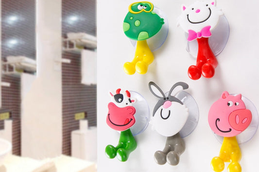 Toothbrush Holders Different Creative Cute Cartoon Animals Style SET