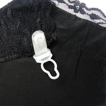 6 Pcs Lace Trim Clip on Cleavage Cover for Women Bra