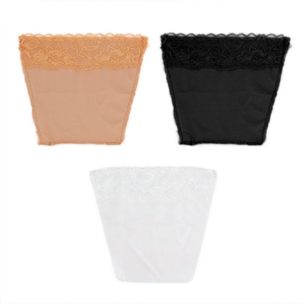 3 Pcs Lace Trim Clip on Cleavage Cover for Women Bra