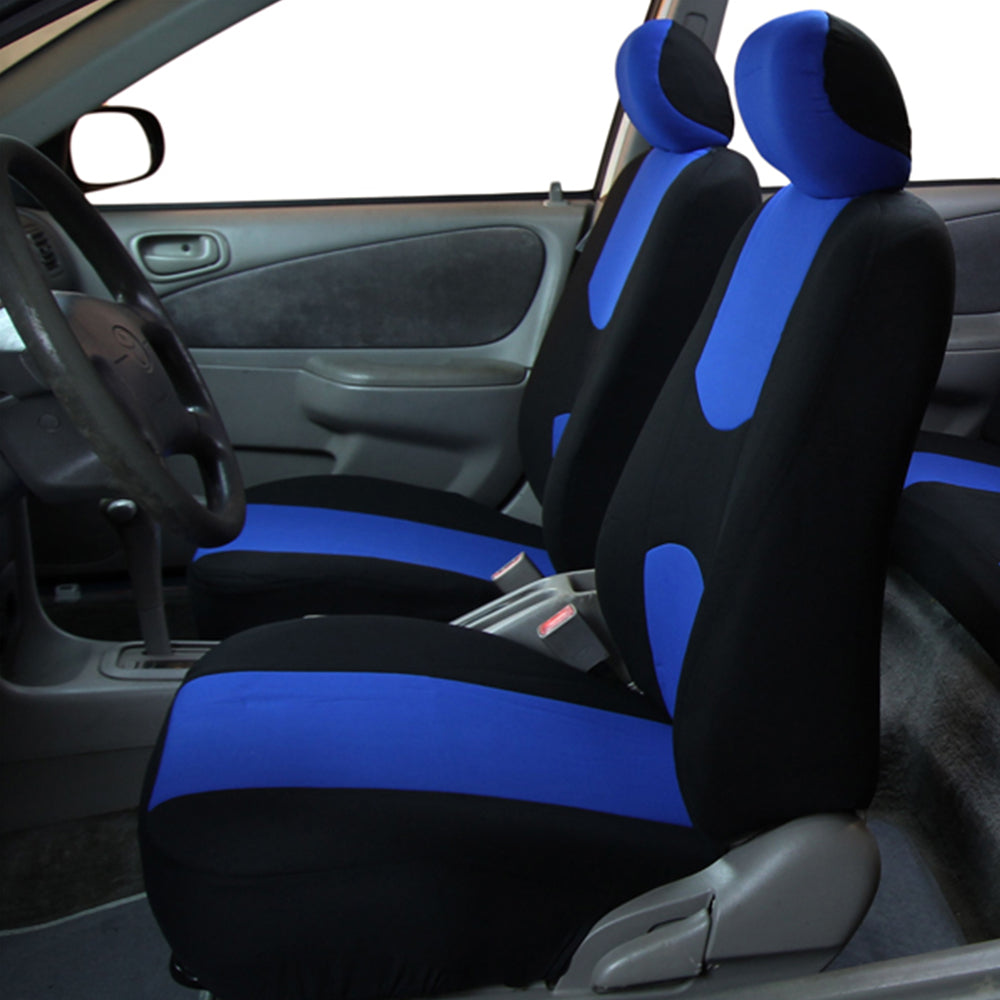 9PCS Car Seat Covers Universal Car Seat Protector Protection Cover Blue