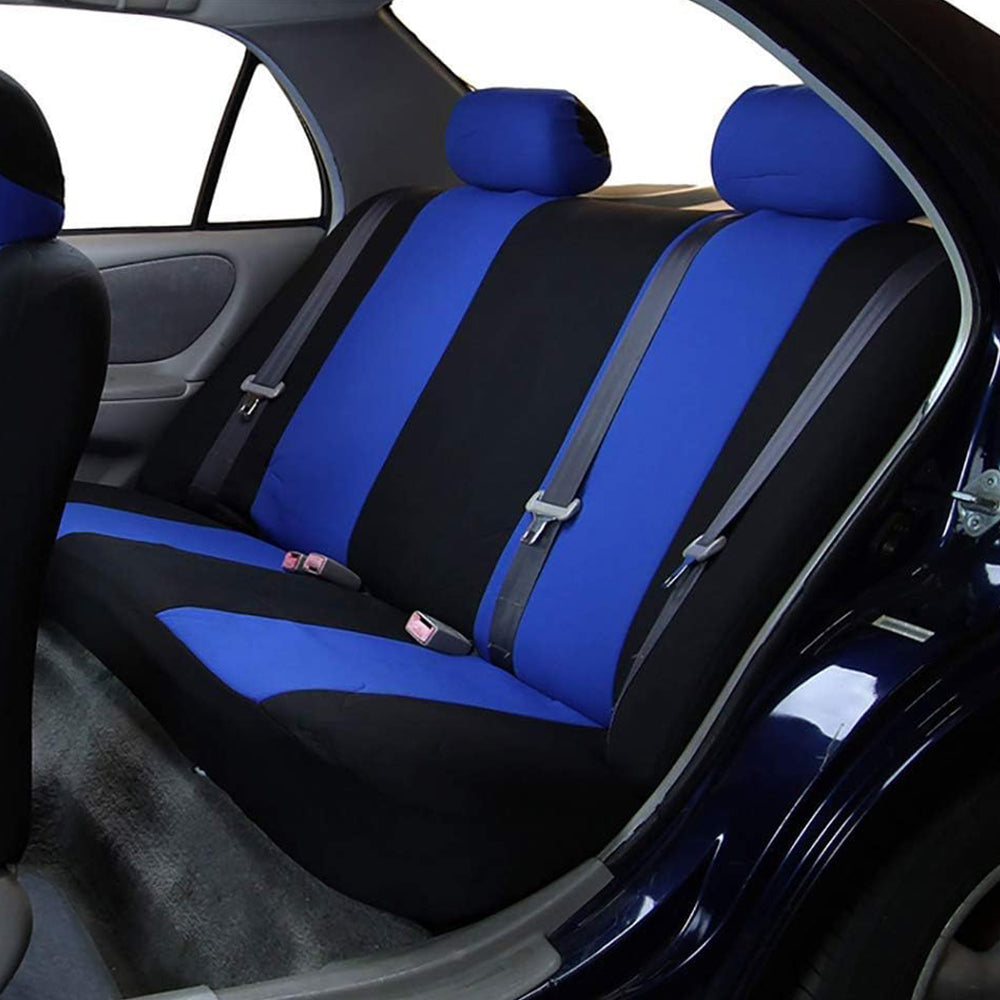 9PCS Car Seat Covers Universal Car Seat Protector Protection Cover Blue